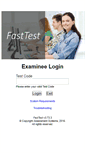 Mobile Screenshot of exam.fasttestweb.com